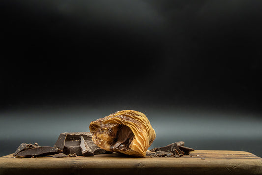 Aragostine I Blätterteigtaschen Vollmilchschokolade