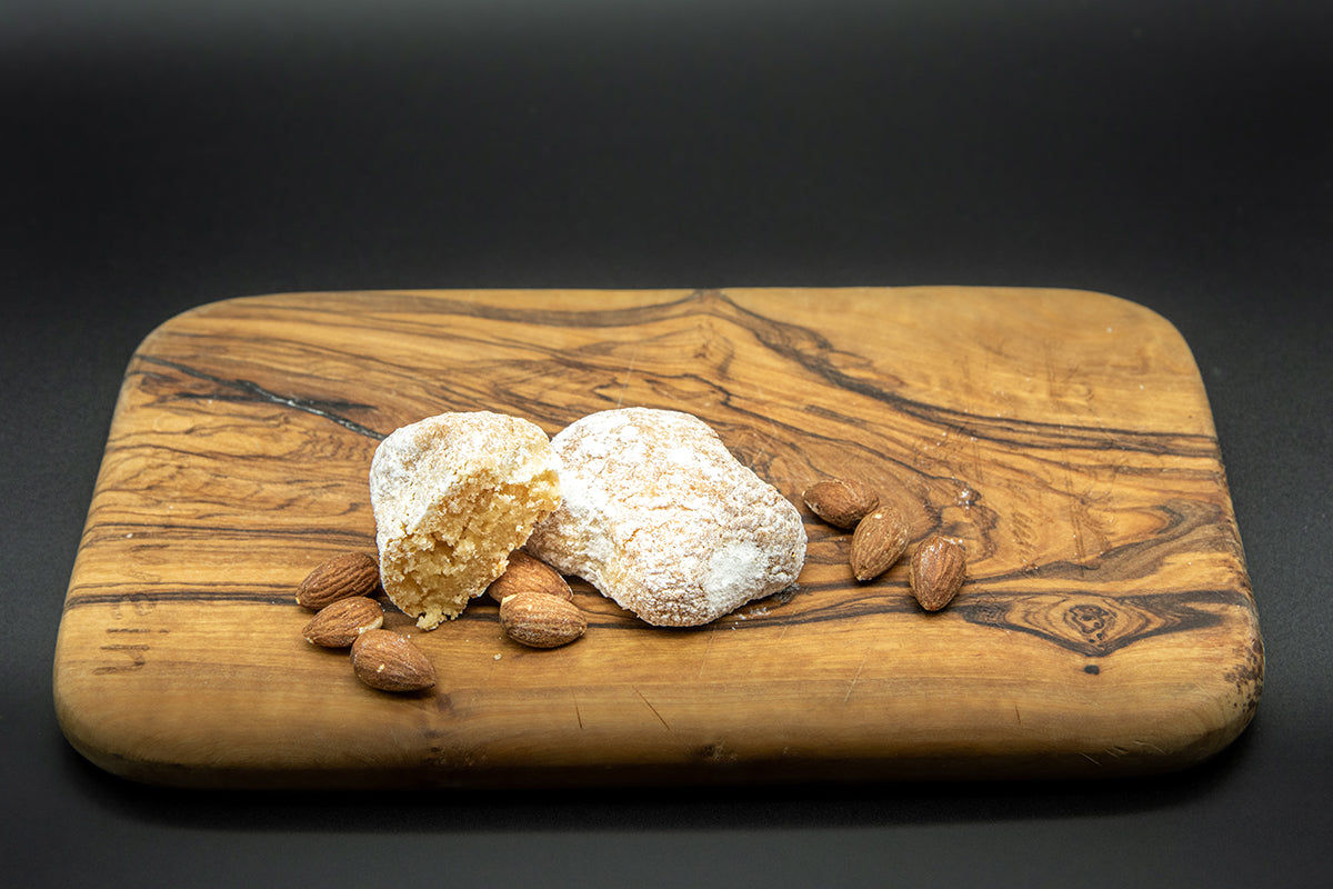 Pasta di Mandorla Bianca I Mandelgebäck Puderzucker