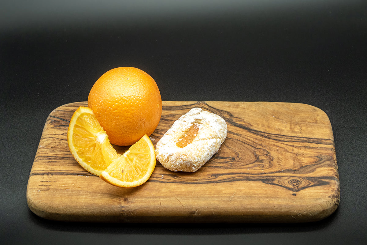 Pasta di Mandorla al` Arancio I Mandelgebäck Orange